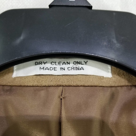 Members Only Mens Blazer 42 Beige Solid Sport Coat Microfiber Suede - Picture 9 of 12